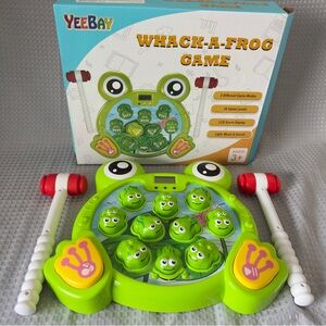 YEEBAY Whack-A-Frog Electronic Game W/2 Hammers Interactive Kids Learning Toy
